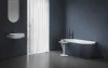 Ravak Espirit padlón álló kádcsaptelep szettel ES 080.20BLM.RB07G, Black Matt X070501