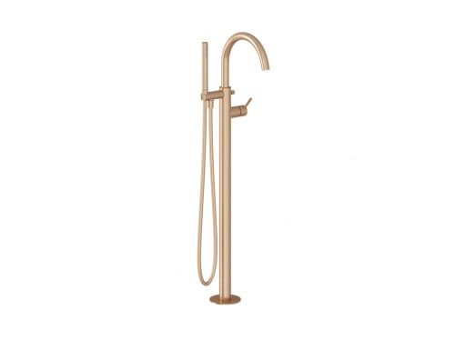 Ravak Espirit padlón álló kádcsaptelep szettel ES 080.60RGB.RB07G, Rose Gold Brushed X070503