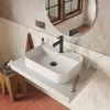 Ravak Puri álló mosdócsaptelep leeresztő nélkül 190 mm, PU 014.21BL, fekete X070505