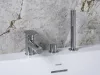 Spring 3-nyílásos kádperem csaptelep zuhanyszettel, króm SG 026.00CR, króm
