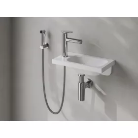   Spring álló mosdócsaptelep bidézuhannyal 190 mm, leeresztő nélkül SG 112.00CR, króm