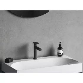   Ravak Spring mosdócsaptelep 190 mm, leeresztő nélkül, fekete SG 012.20BLM X070542