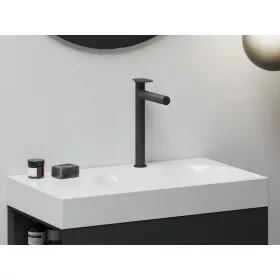   Ravak Spring mosdócsaptelep álló 315 mm, leeresztő nélkül, fekete SG 015.20BLM X070544