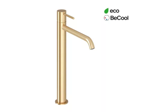 Espirit álló mosdócsaptelep BeCool 340 mm leeresztő nélkül ES 015.61GLB, Gold Brushed