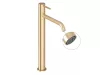 Espirit álló mosdócsaptelep BeCool 340 mm leeresztő nélkül ES 015.61GLB, Gold Brushed