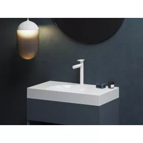   Ravak Spring mosdócsaptelep 255 mm, leeresztő nélkül, matt fehér SG 014.10WHM X070566