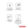 Ravak Spring 2-utas falba süllyesztett csaptelep testtel, zuhanyszettel, matt fehér SG 065.10WHM.O2.+S X070575