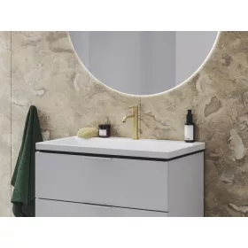   Espirit álló mosdócsaptelep 190 mm leeresztő nélkül ES 012.60GLB, Gold Brushed