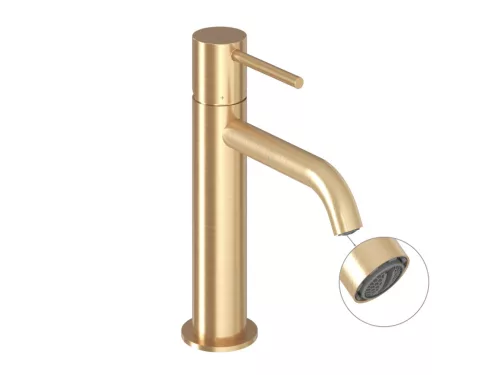 Espirit álló mosdócsaptelep 190 mm leeresztő nélkül ES 012.60GLB, Gold Brushed