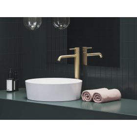   Espirit álló mosdócsaptelep 340 mm leeresztő nélkül ES 015.60GLB, Gold Brushed