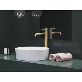   Espirit álló mosdócsaptelep 340 mm leeresztő nélkül ES 015.60GLB, Gold Brushed