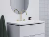 Espirit álló mosdócsaptelep, 3 furatos 270 mm leeresztő nélkül ES 018.60GLB, Gold Brushed