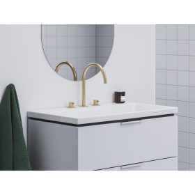   Espirit álló mosdócsaptelep, 3 furatos 270 mm leeresztő nélkül ES 018.60GLB, Gold Brushed