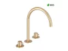 Espirit álló mosdócsaptelep, 3 furatos 270 mm leeresztő nélkül ES 018.60GLB, Gold Brushed
