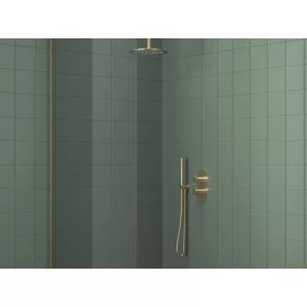   Espirit falba süllyesztett termosztátos csaptelep, kétutas, beslő egység nélkül ES 063.60GLB.O2.RB07C, Gold Brushed