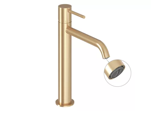 Espirit álló mosdócsaptelep 250 mm leeresztő nélkül ES 014.60GLB, Gold Brushed