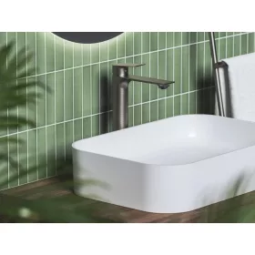   Plan mosdócsaptelep 300 mm, lefolyó nélkül PN 015.20GB, grafit