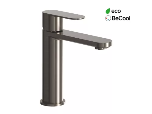 Chrome II mosdócsaptelep BeCool 175 mm lefolyó nélkül CR II 014.21GT, szálcsiszolt grafit