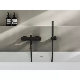   Revers fali kádcsaptelep zuhanyszett nélkül RV 022.20BLM, matt fekete