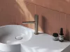 Revers álló mosdócsaptelep 220 mm leeresztő nélkül RV 012.20GB, grafit
