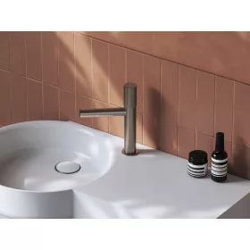   Revers álló mosdócsaptelep 220 mm leeresztő nélkül RV 012.20GB, grafit