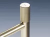 Revers álló mosdócsaptelep 220 mm leeresztő nélkül RV 012.60CH, champagne