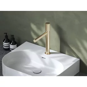   Revers álló mosdócsaptelep 285 mm leeresztő nélkül RV 014.60CH, champagne