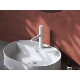   Revers álló mosdócsaptelep 220 mm leeresztő nélkül RV 012.10WHM, matt fehér