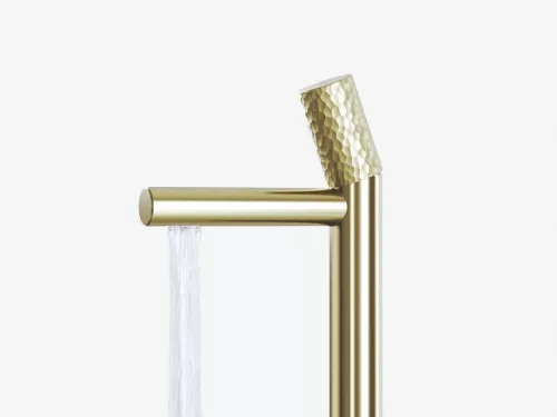 Revers álló mosdócsaptelep 285 mm leeresztő nélkül RV 014A.60CH, champagne
