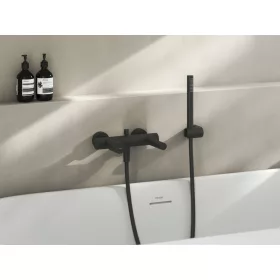   Revers fali kádcsaptelep zuhanyszett nélkül RV 022A.20BLM, matt fekete