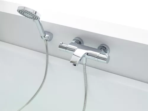 Ravak Zuhany gégecső 912.50CR, műanyag boritással 150 cm króm X07P065