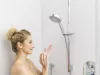 Ravak Zuhany gégecső 912.50CR, műanyag boritással 150 cm króm X07P065