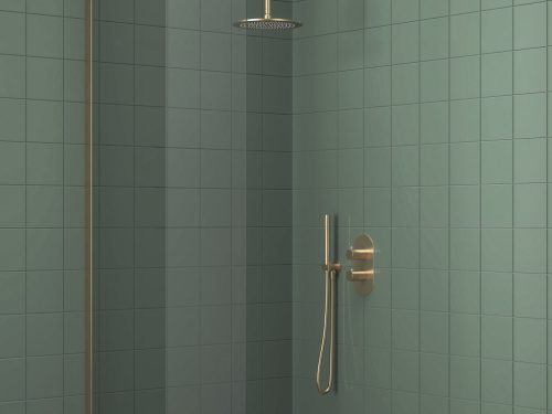 Esőztető zuhanyfej köralakú, 250 mm 980.60GLB, Gold Brushed