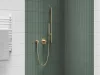 Zuhanygégecső 150 cm, műanyag 913.60GLB, Gold Brushed