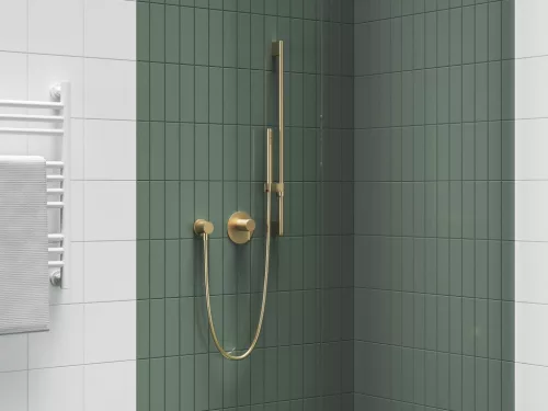 Zuhanygégecső 150 cm, műanyag 913.60GLB, Gold Brushed
