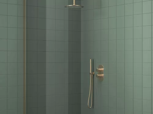 Zuhanygégecső 150 cm, műanyag 913.60GLB, Gold Brushed