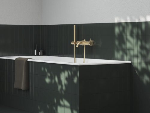 Zuhanygégecső 150 cm, műanyag 913.60GLB, Gold Brushed