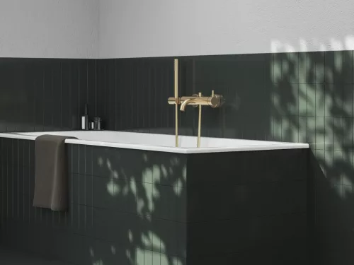 Zuhanygégecső 150 cm, műanyag 913.60GLB, Gold Brushed