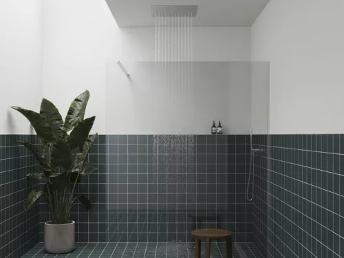 Mennyezeti négyzet alakú fejzuhany 440x440 mm, króm 988.00CR
