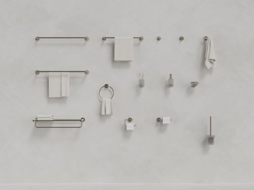 Kona KN 200.30SSB szappantartó tálkával, szálcsiszolt rozsdamentes acél