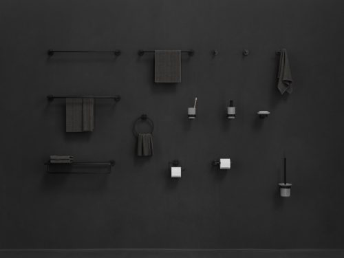 Kona KN 330.20BLM törölközőpolc, matt fekete