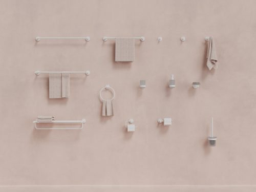 Kona KN 100.10WHM dupla akasztó, matt fehér