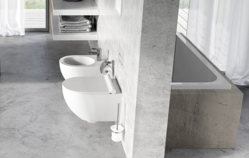 Chrome CR 410.00CR fali WC kefe tartó (üveg), króm