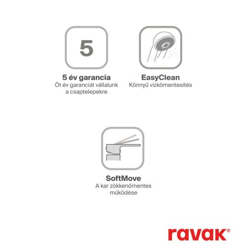 Ravak Zuhanyoszlop állítható fej- és kézizuhannyal DS 090.00CR, króm X07P232