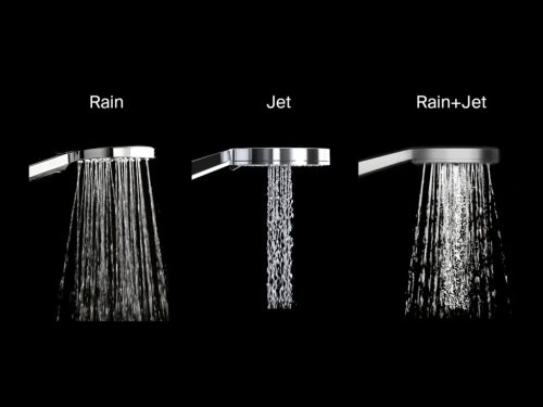 Ravak Flat XXL zuhanyfej, lapos, 3 funkciós, 140 mm 961.00CR, króm X07P344