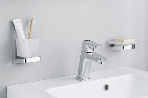 10° TD 200.00CR  szappantartó tálkával, króm, üveg