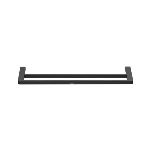 10° dupla törölközőtartó 63 cm TD 320.20BL, fekete