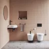 10° dupla törölközőtartó 63 cm TD 320.20BL, fekete