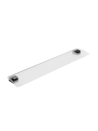 10° üvegpolc 60 cm TD 500.20BL, fekete