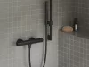 Ravak Zuhanygégecső 150 cm SatinFlex 913.23BL , fekete X07P568
